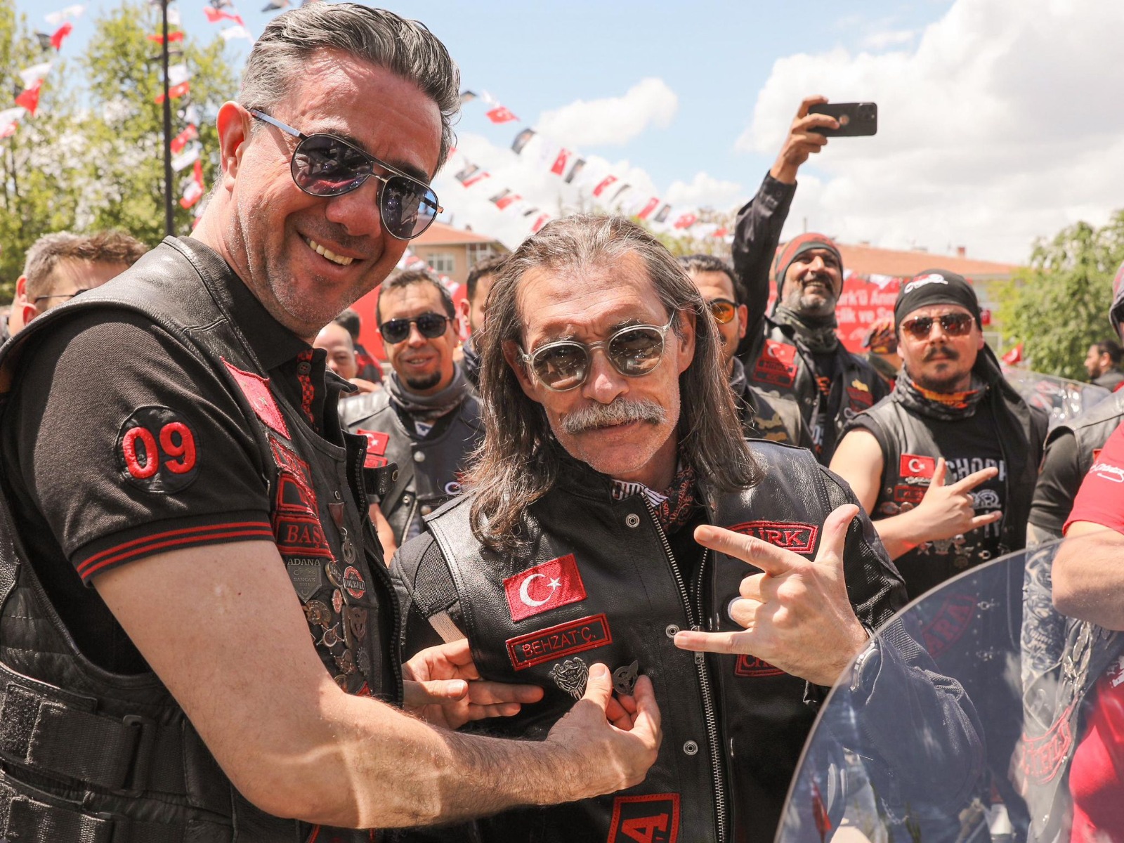 Erdal Beşikcioğlu’ndan 19 Mayıs Korteji Motosiklet Ile Anıtkabir’e Gittiler  (1)