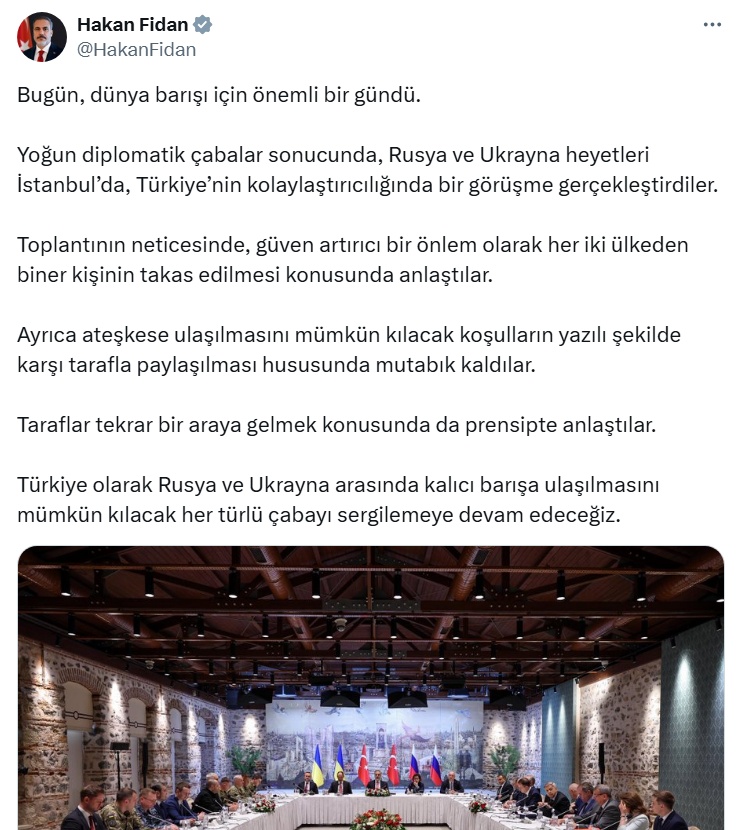 Hakan Fidan Açıklama