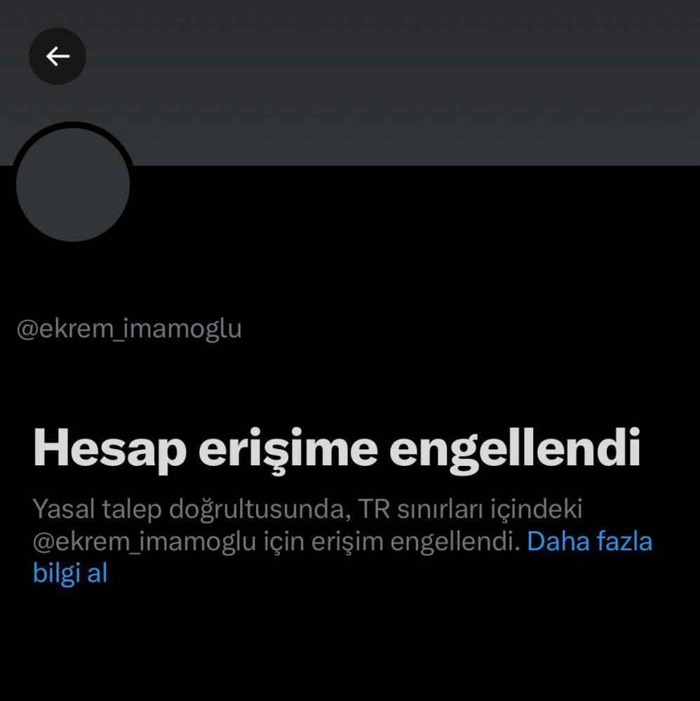 Imamoğlu Erişim Engeli