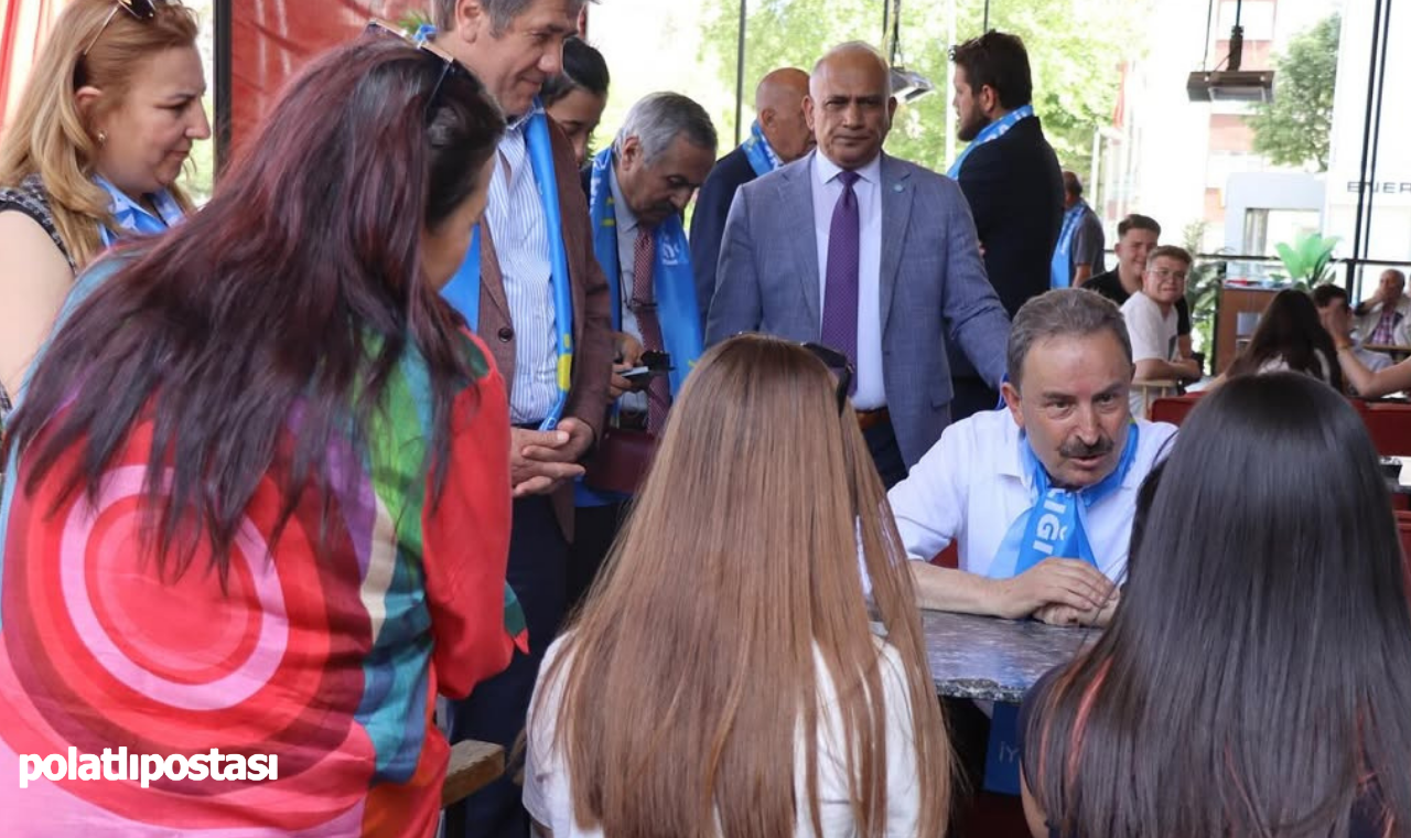 İyi̇ Parti Ankara İl Başkanı Yıldırım Polatlı'da (1)