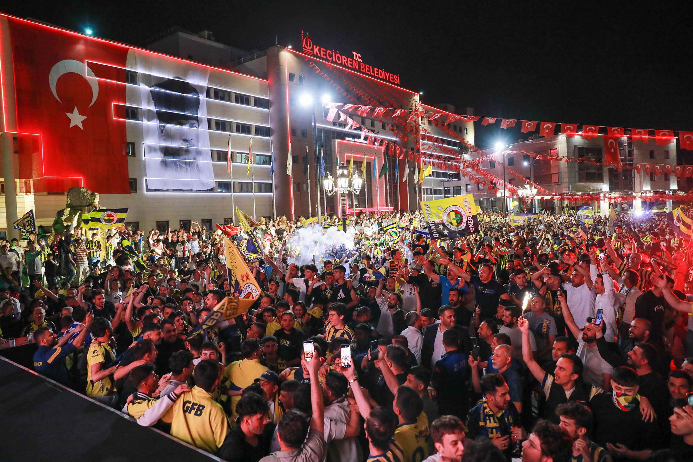 Keçiören'de Şampiyonluk Coşkusu Yaşandı! (1)