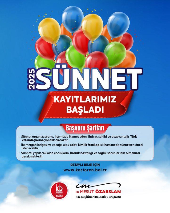 Keçiören'de Sünnet Kayıtları Başladı! (1)