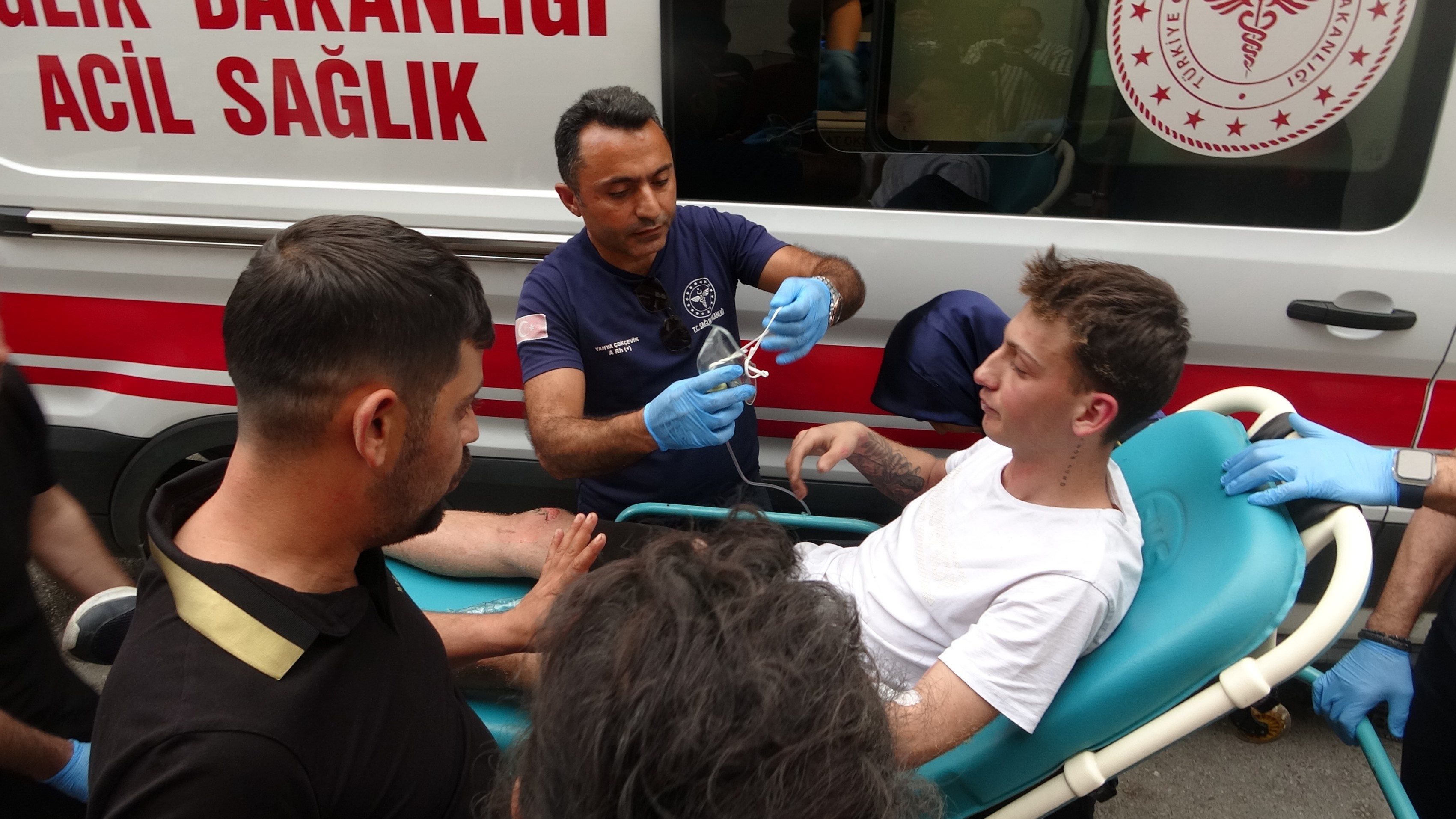Korku Evi Gerçeğe Dönüştü 3 Kişi Yaralı Kurtarıldı  (2)