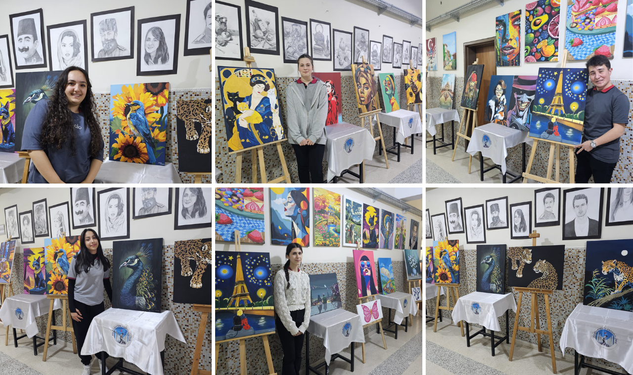 Polatlı Atatürk Anadolu Lisesi’nden 200 Eserlik Sanat Sergisi1