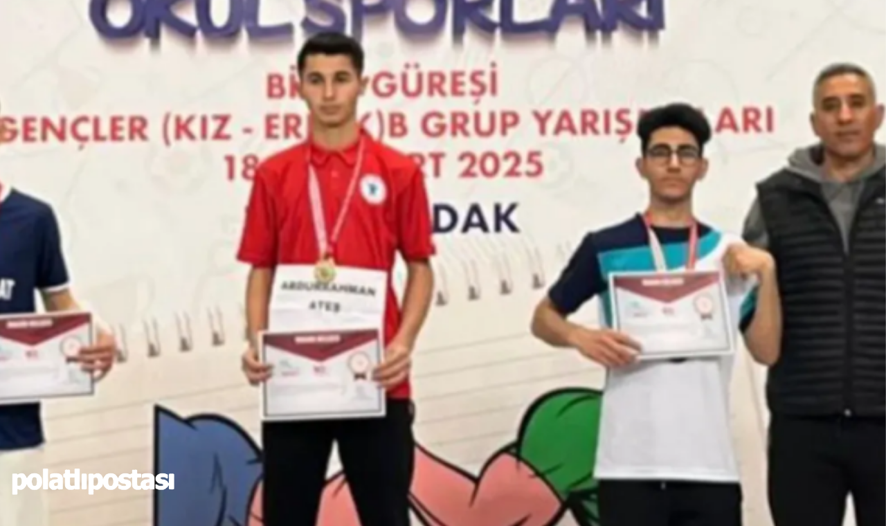 Polatlı Gevher Nesibe Mtal'den Bilek Güreşinde Bölge Başarısı (1)