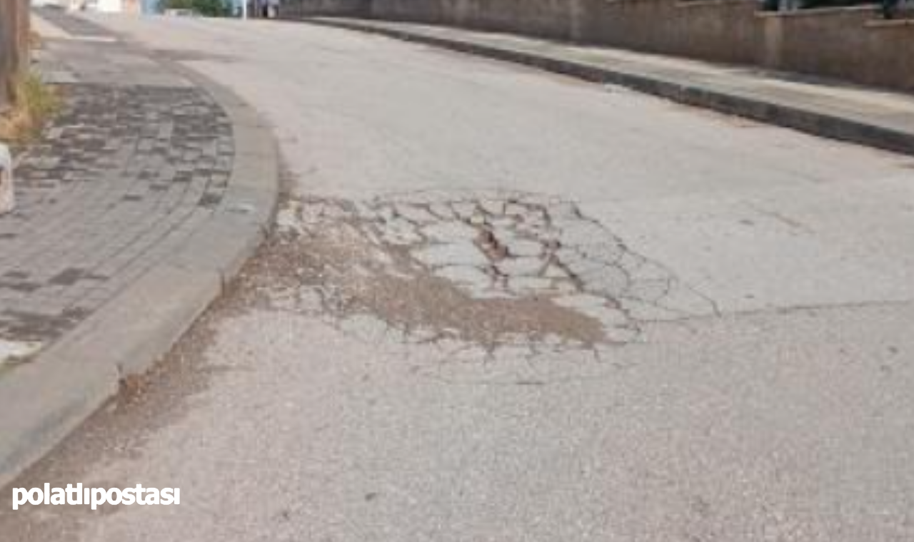Polatlı Şehitlik Mahallesi'nde Yol Çilesi (1)
