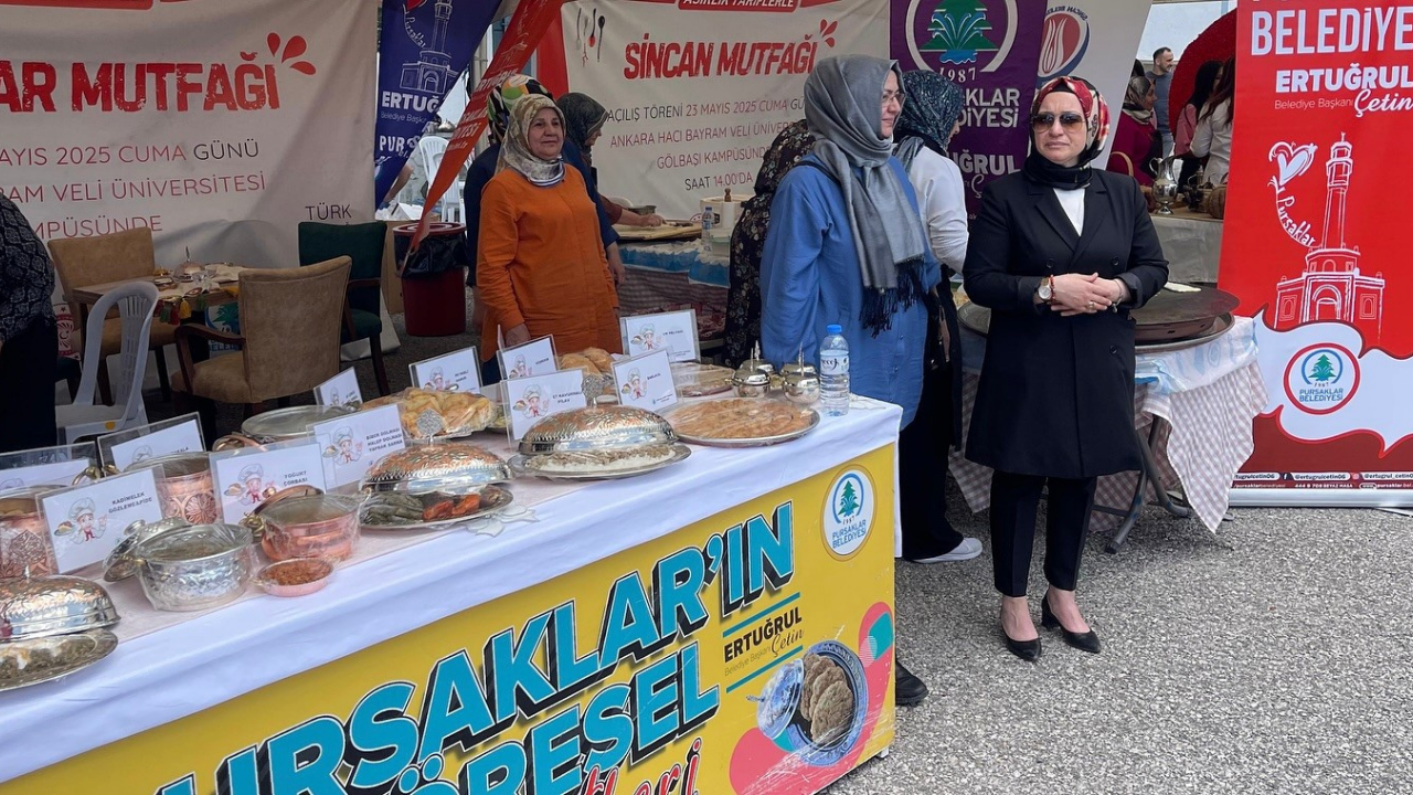 Pursaklar’ın Yöresel Tatları Başkentte Görücüye Çıktı (1)