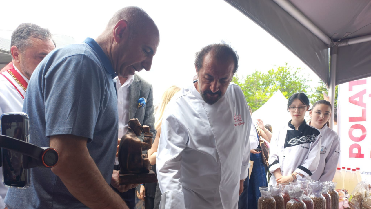 Şef Mehmet Yalçınkaya, Polatlı Standında Yöresel Tatları Denedi (1)
