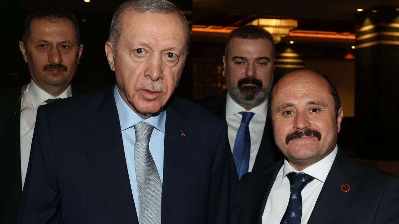 Sincan Şoförler Odası Başkanı Yalçın, Cumhurbaşkanı Erdoğan Ile Görüştü  (2)