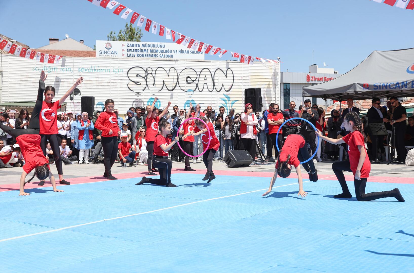 Sincan’da Lale Meydanı’nda 19 Mayıs Gösterileri Nefes Kesti  (2)