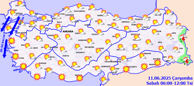 11 Haziran Hava Durumu 1