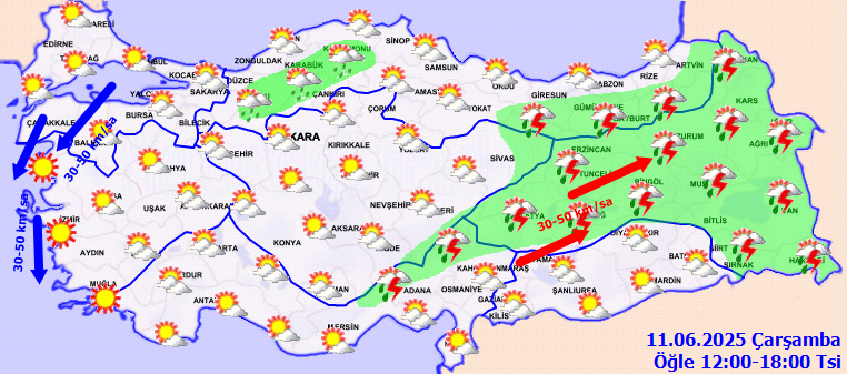 11 Haziran Hava Durumu 2