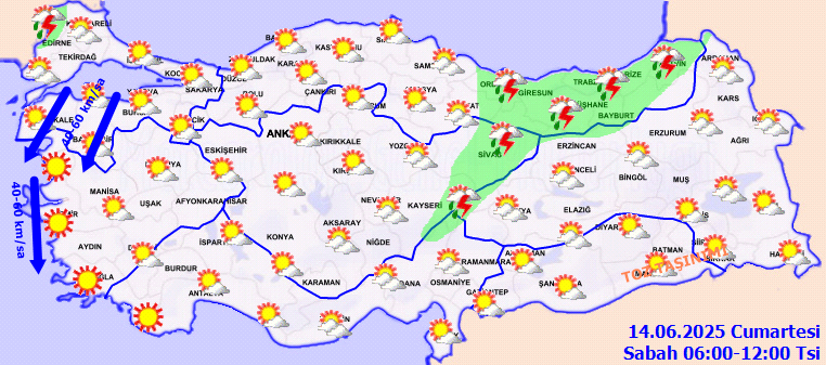 14 Haziran Hava Durumu 1