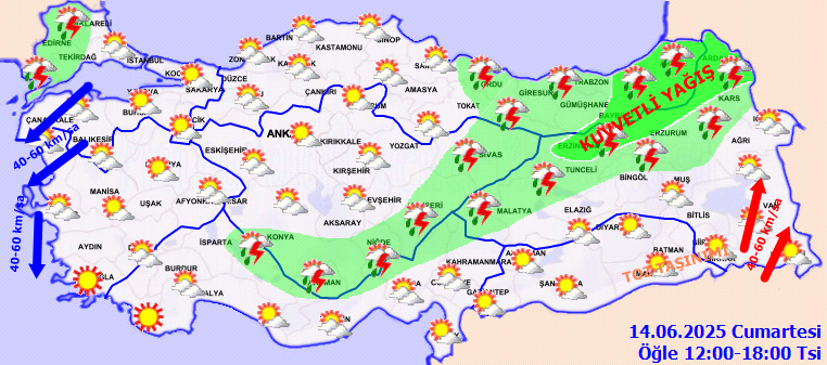 14 Haziran Hava Durumu 2