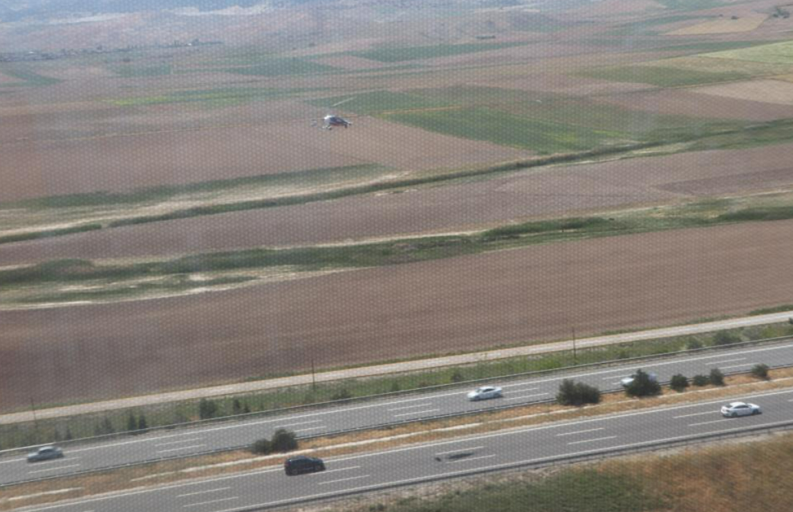 Ankara'da Helikopter Destekli Trafik Denetimi Yapılıyor!  (2)