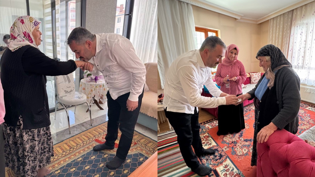 Başkan Ertuğrul Çetin’den Şehit Ailelerine Bayram Ziyareti  (2)