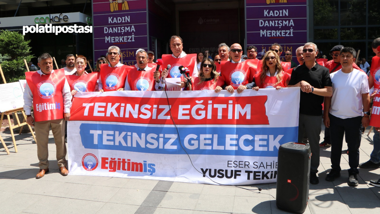 Eğitim İş’ten Bakan Tekin’e Tepki “Tekinsiz Eğitim, Tekinsiz Gelecek”  (2)