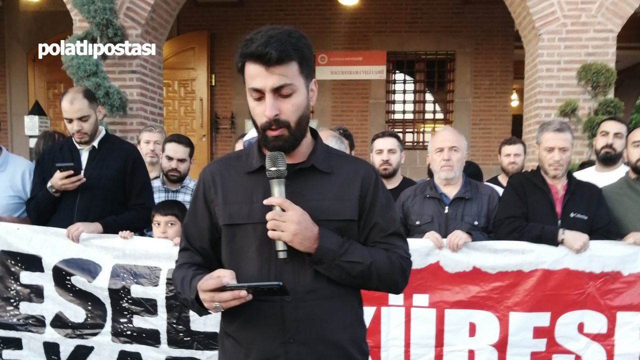 Hacı Bayram Veli Camii’nde Gazze Için Birlik Mesajı  (1)