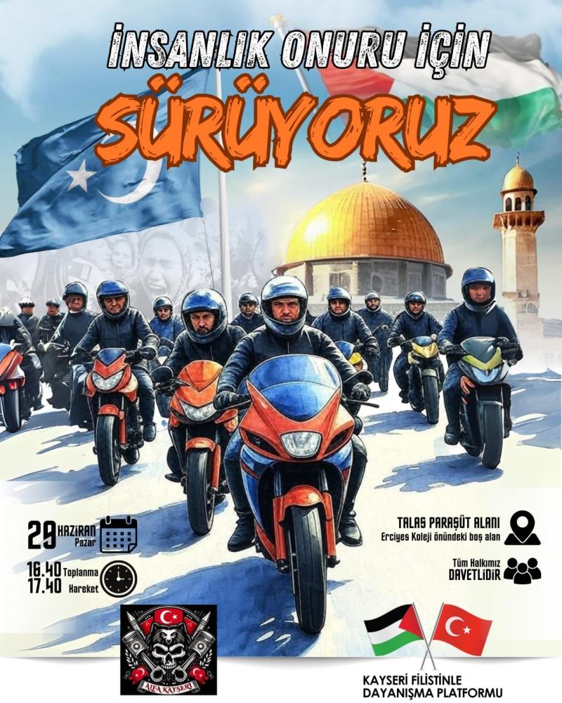 Motosiklet Sürücüleri Zulme Sessiz Kalmamak Için Gaza Basacak (2)