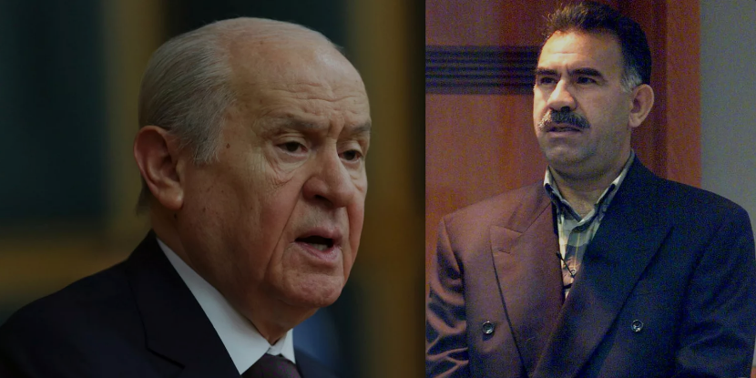 Ayrıca Öcalan'ın, Bahçeli'nin el kaldırdığını ve kendisinin de elini havada bırakmayıp tuttuğunu belirterek, "Tutmasaydım tarihi yanlış olurdu. Sanırım halkın içinde de destek yüzde 70’e ulaştı" ifadelerini kullandığı iddia edildi.