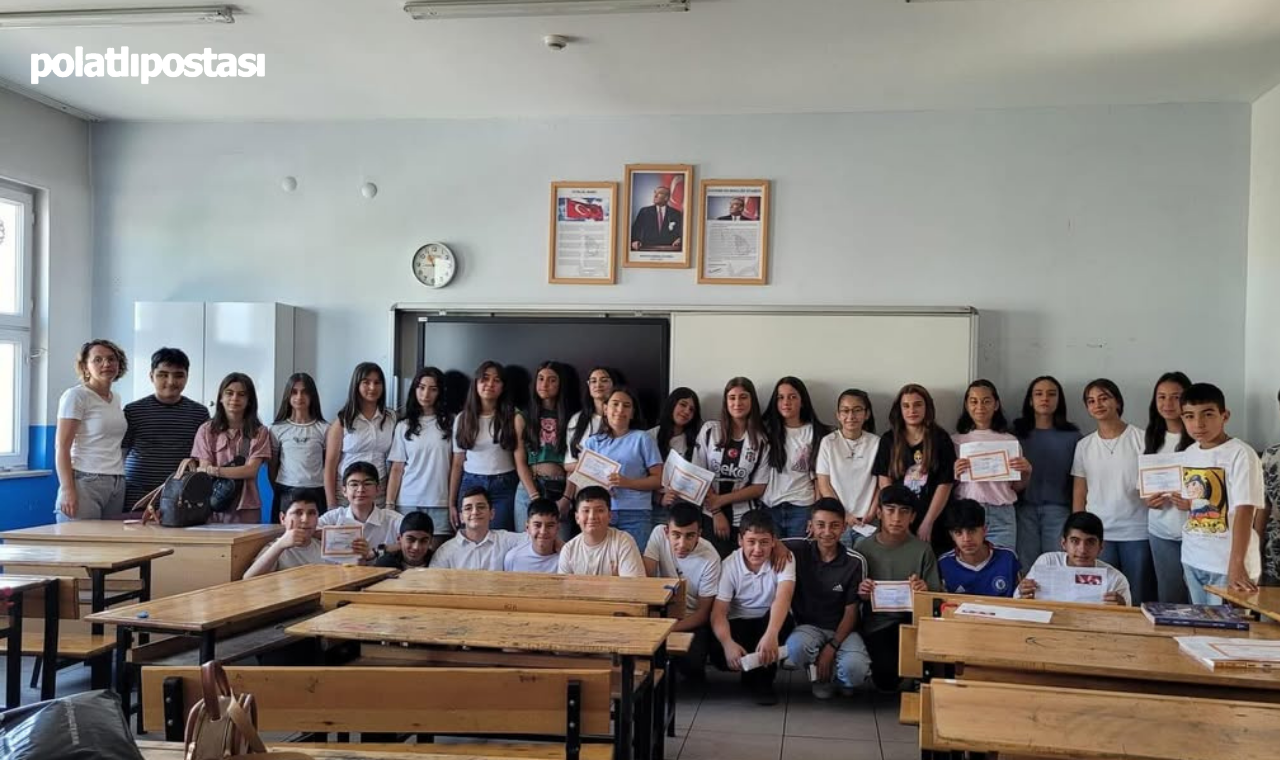 Polatlı Zafer Ortaokulu'nda Karne Heyecanı (2)