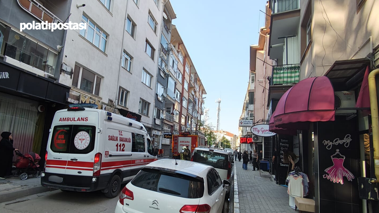 Polatlı’da, Yaz Günü Yakılan Soba Paniğe Yol Açtı! (2)