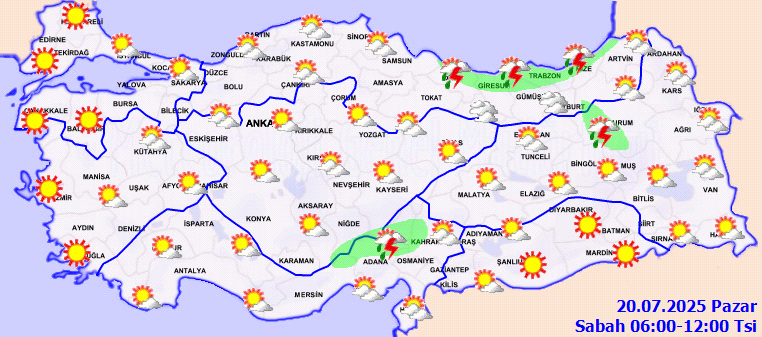 20 Temmuz Hava Durumu 1