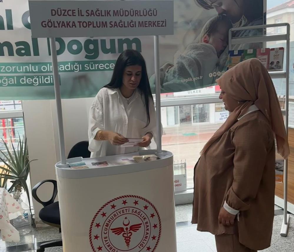 Doğal Olan Normal Doğum Standı Kuruldu (2)