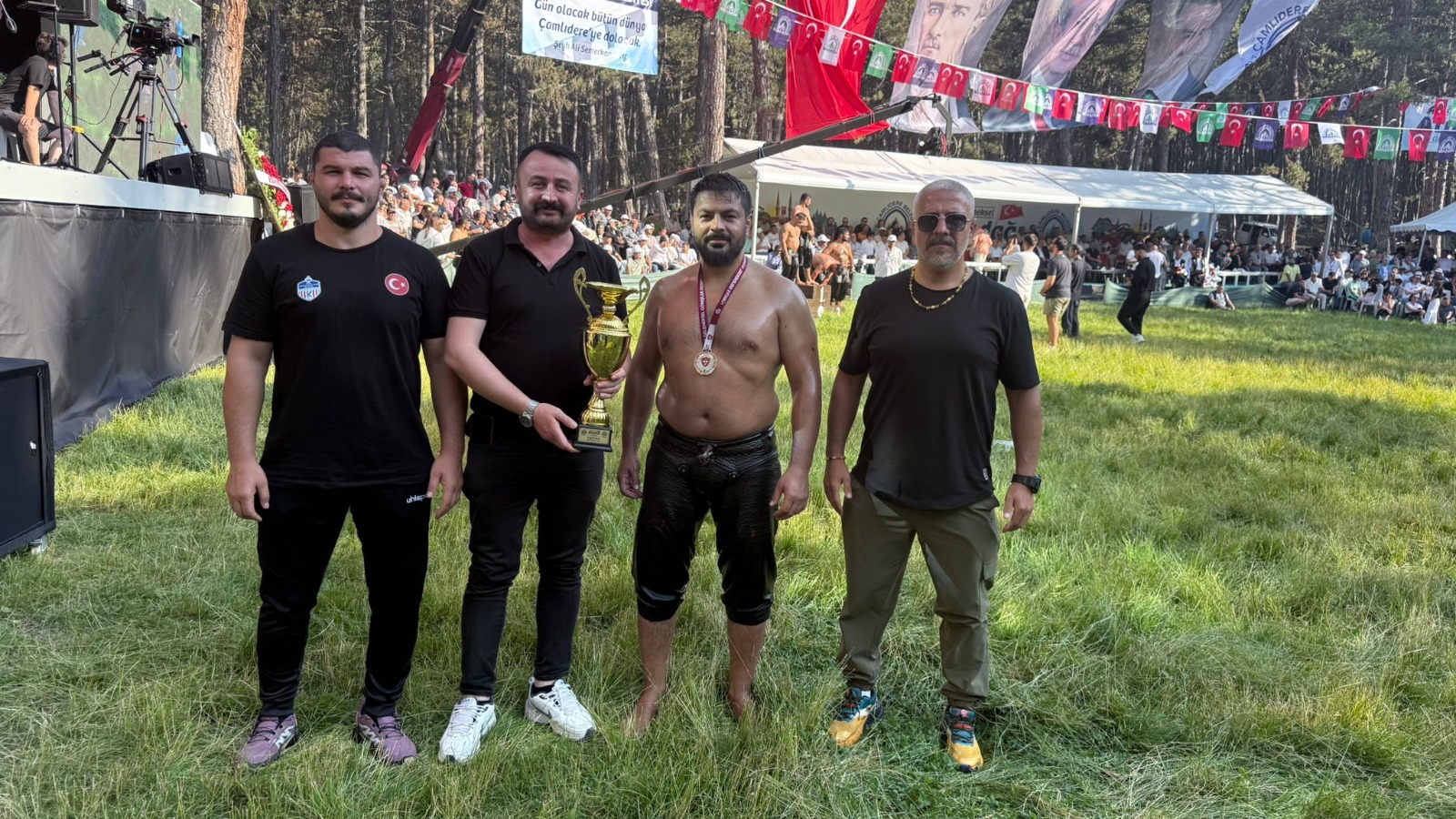 Kahramankazanlı Güreşçiler, Aluçdağı’nda Er Meydanına Çktı (1)