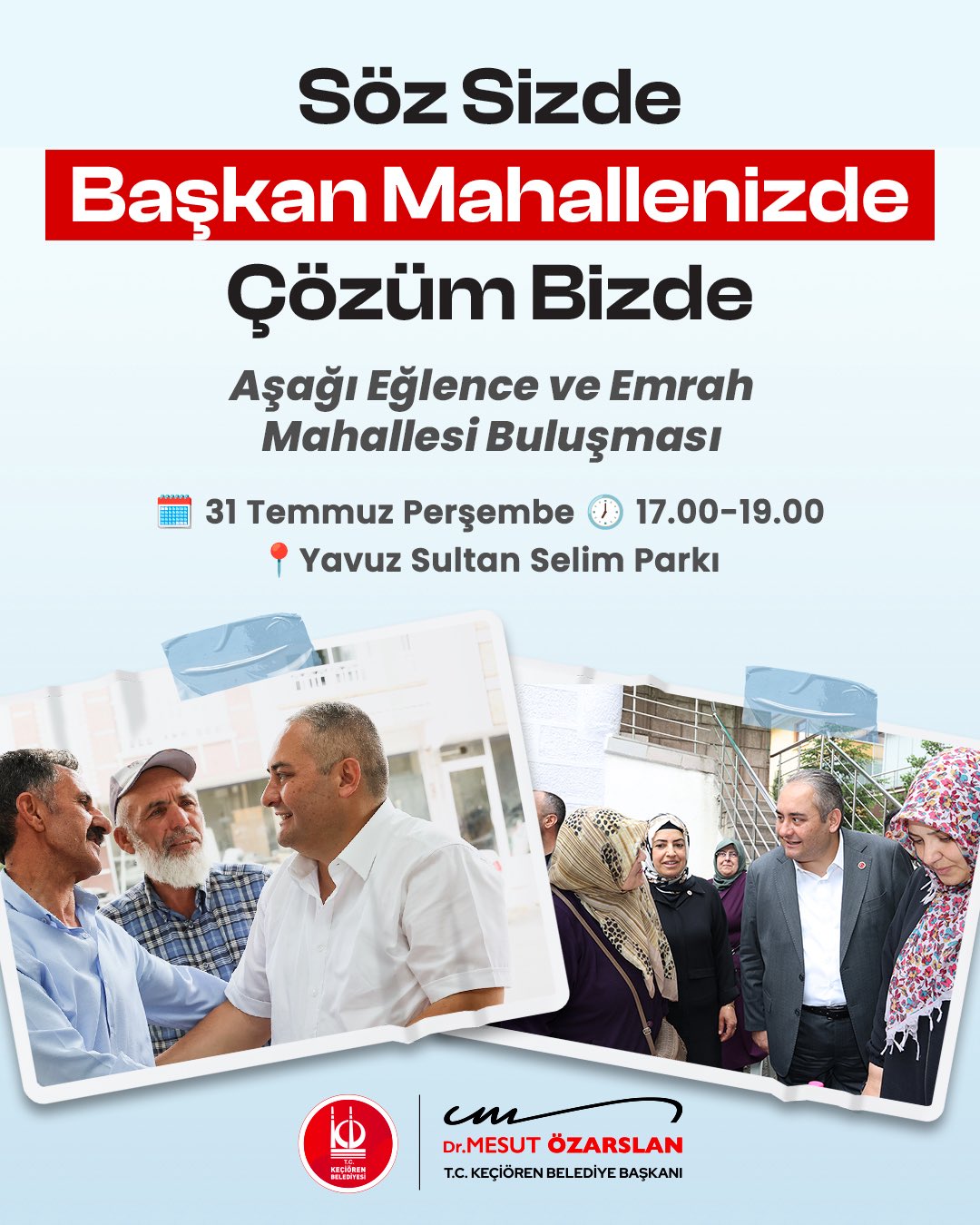 Keçiören'de, Halkla Buluşma Devam Ediyor!-1