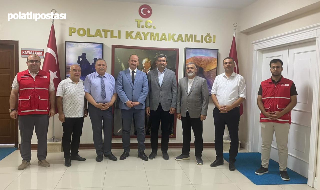 Kızılay Polatlı'dan Kaymakam Atilla Kantay'a Hayırlı Olsun Ziyareti (1)