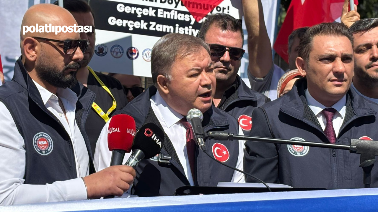 Memurlar, Hazine Ve Maliye Bakanlığı Önünde Ses Yükseltti!  (3)
