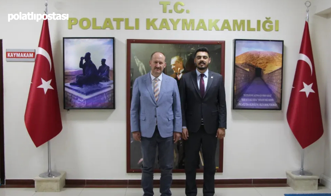 Polatlı Chp'den Kaymakam Atilla Kantay'a Hayırlı Olsun Ziyareti (1)