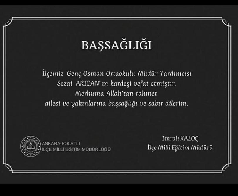 Polatlılı Iki Öğretmenin Acı Günü (1)