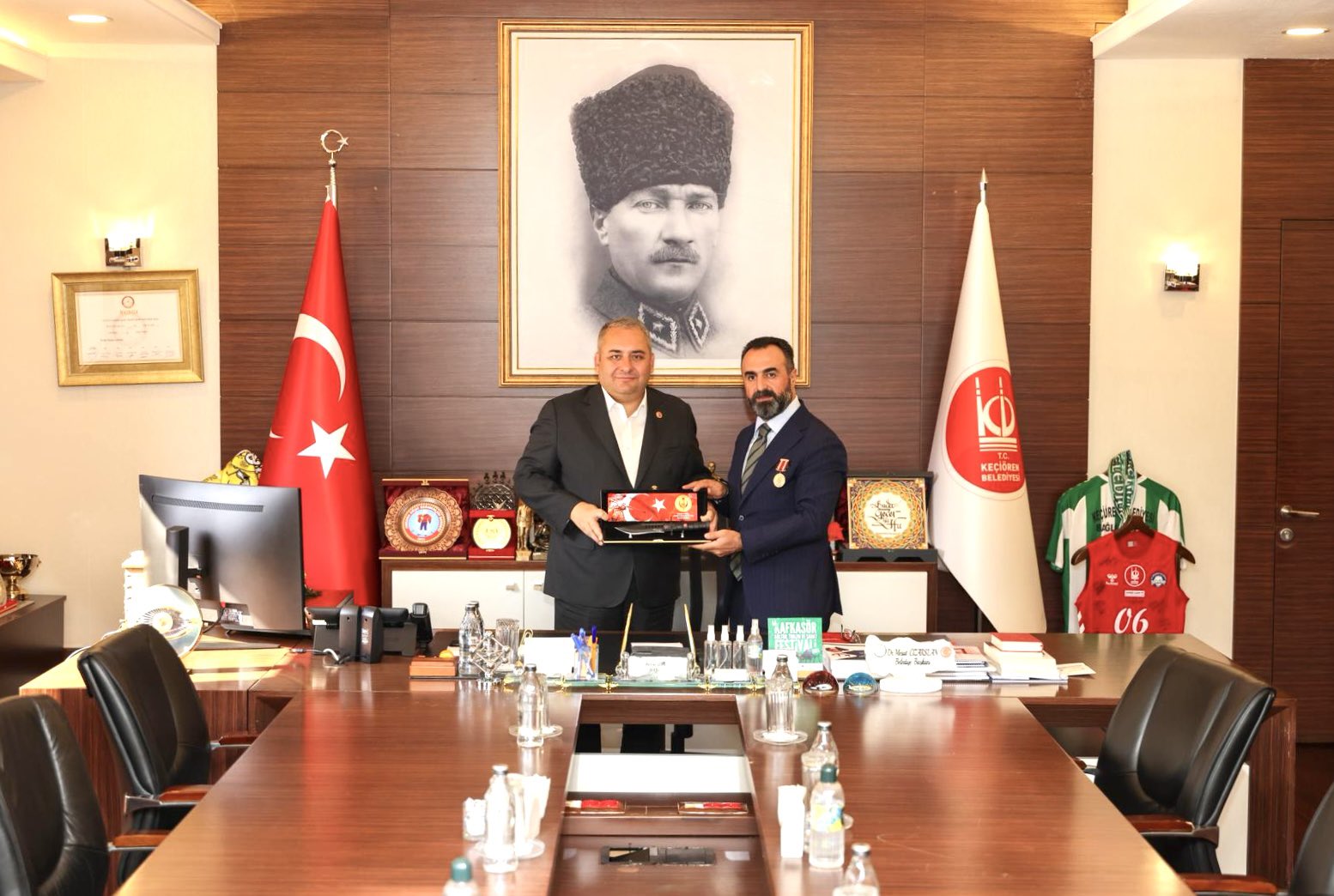 Tügşav’dan, Keçiören Belediye Başkanı Özarslan’a Ziyaret (1)