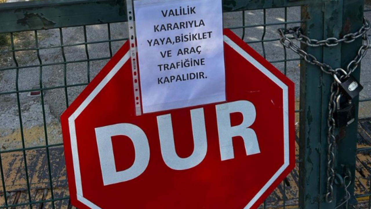 Yangın Sonrası Eymir Gölü'nün Kapısına Kilit Vuruldu! (2)