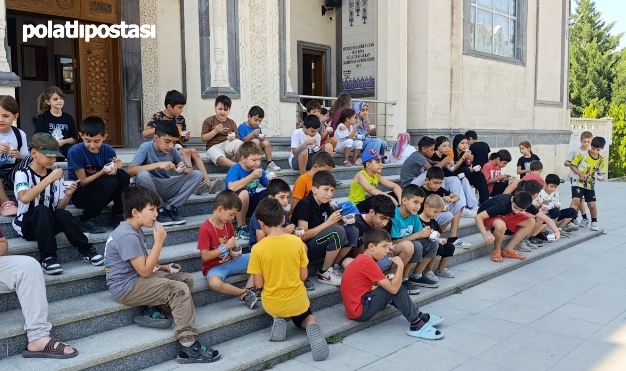Yaz Kur'an Kursu Öğrencilerine Tatlı Sürpriz1