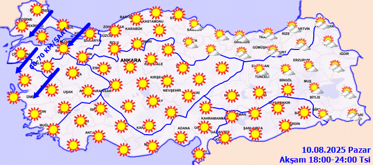 10 Ağustos Hava Durumu 3