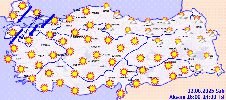 12 Ağustos Hava Durumu 3