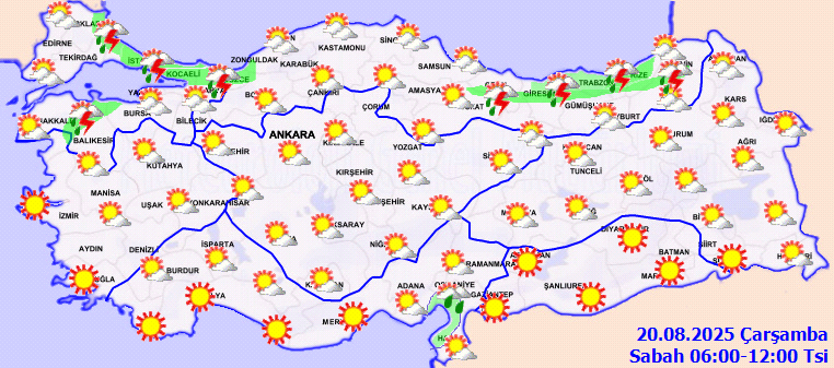 20 Ağustos Hava Durumu 1