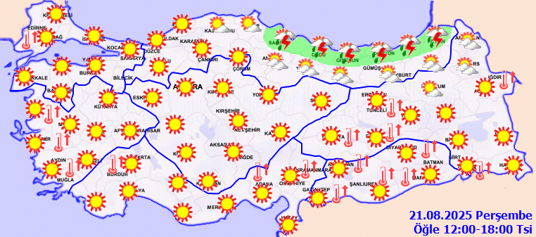21 Ağustos Hava Durumu 2