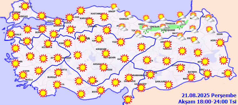 21 Ağustos Hava Durumu 3