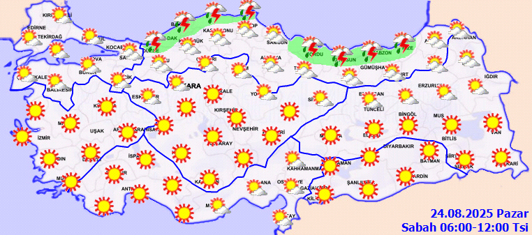 24 Ağustos Hava Durumu 1