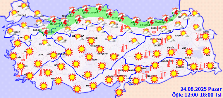 24 Ağustos Hava Durumu 2