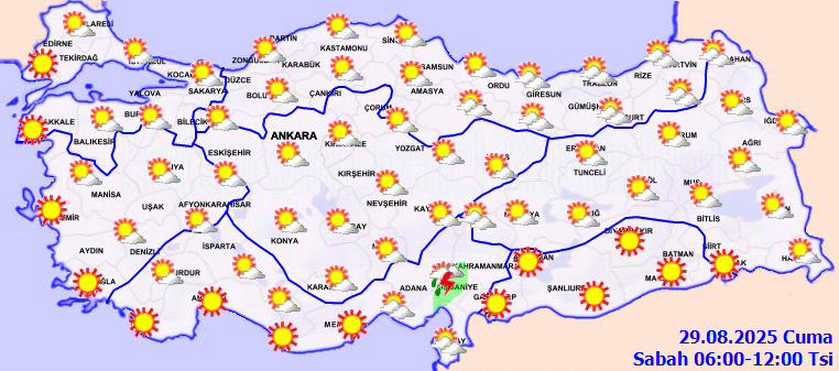 29 Ağustos Hava Durumu 1