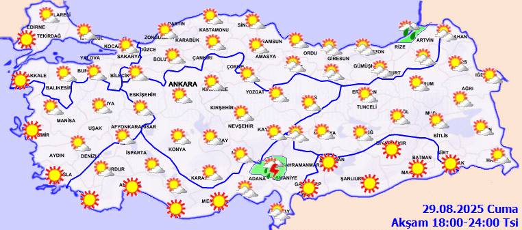 29 Ağustos Hava Durumu 3
