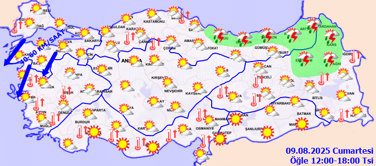 9 Ağustos Hava Durumu 2