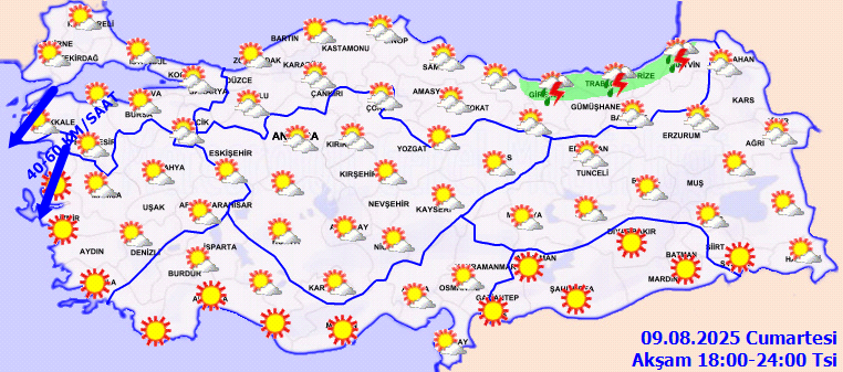 9 Ağustos Hava Durumu 3