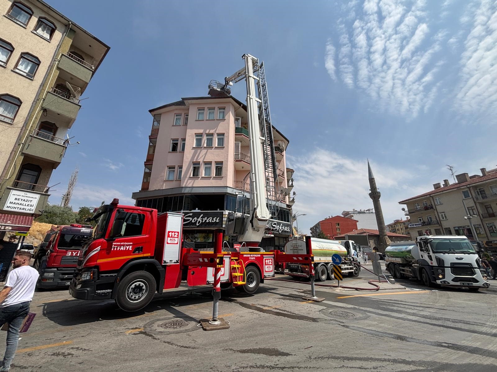 Akyurt’ta Baca Yangını! (2)