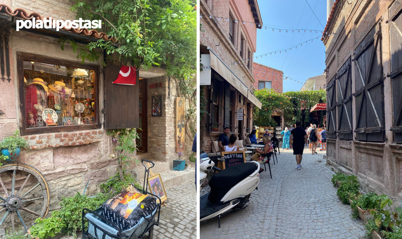Ayvalık Küçükköy, Yaz Sezonunda Ziyaretçi Akınına Uğruyor2